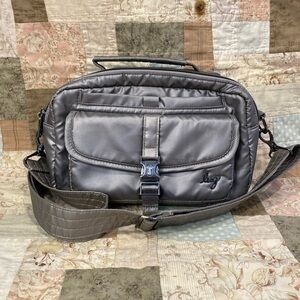 Lug Wrangler Silver Sidecar Crossbody